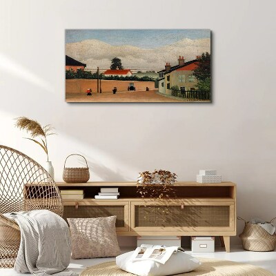 A quiet street in the landscape Canvas print