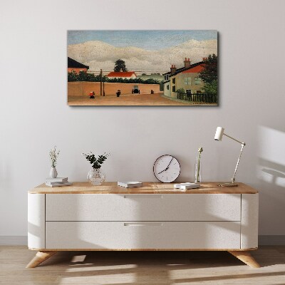 A quiet street in the landscape Canvas print
