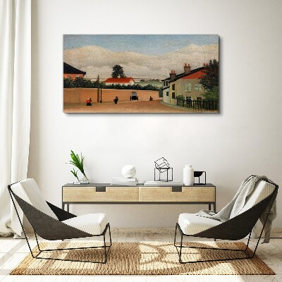 A quiet street in the landscape Canvas print