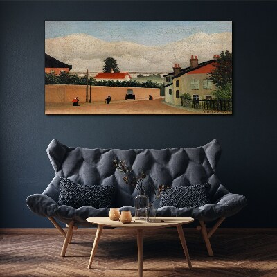A quiet street in the landscape Canvas print