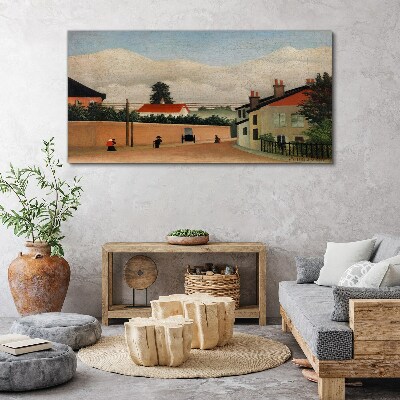 A quiet street in the landscape Canvas print