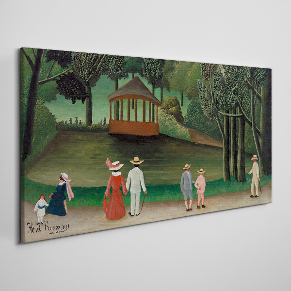 A walk in the park Canvas print