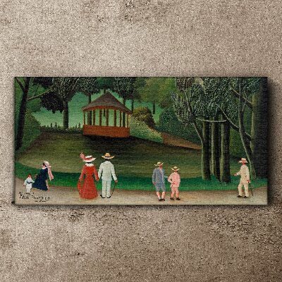 A walk in the park Canvas print