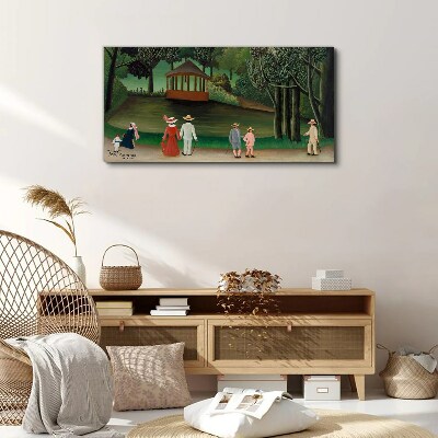 A walk in the park Canvas print