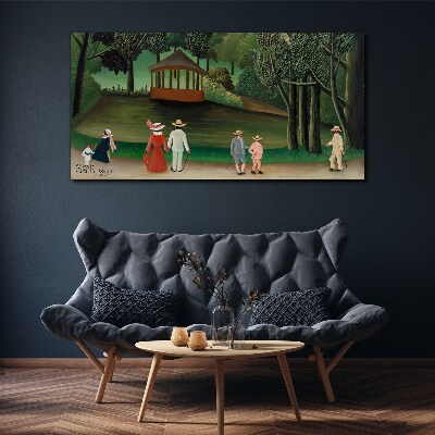 A walk in the park Canvas print