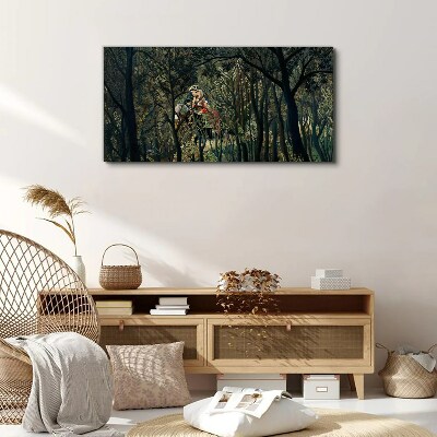 Hardened forest pair Canvas print