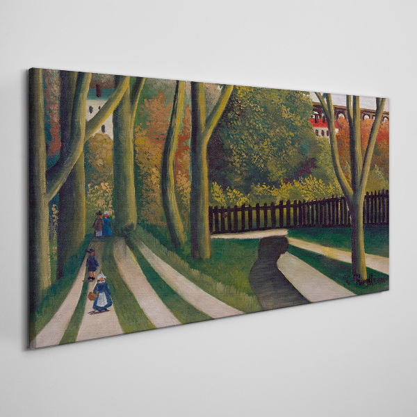 A walk in the park Canvas print