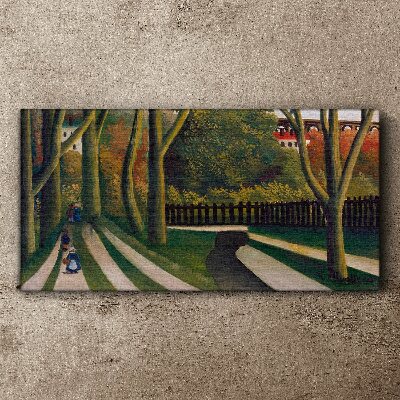A walk in the park Canvas print