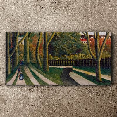 Forest path Canvas print