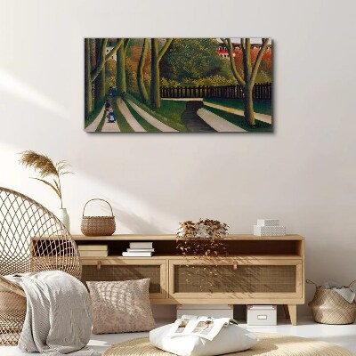 A walk in the park Canvas print