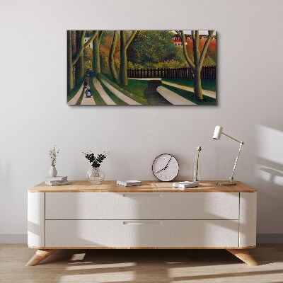 A walk in the park Canvas print