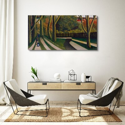 A walk in the park Canvas print