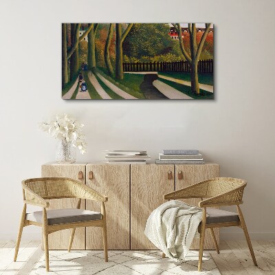 A walk in the park Canvas print