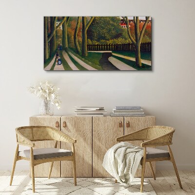Forest path Canvas print