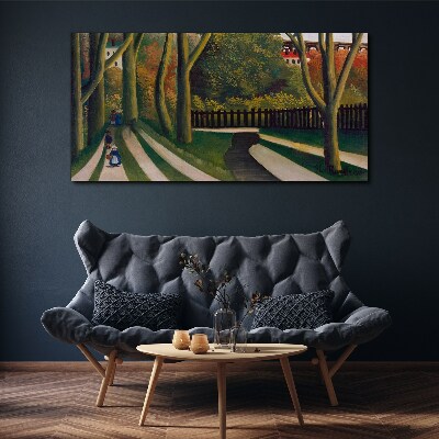 A walk in the park Canvas print