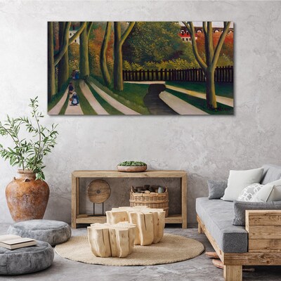 A walk in the park Canvas print
