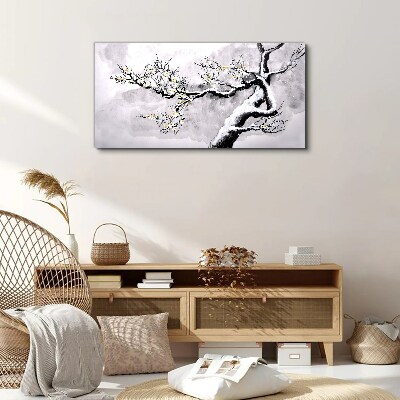 Winter tree branches Canvas print