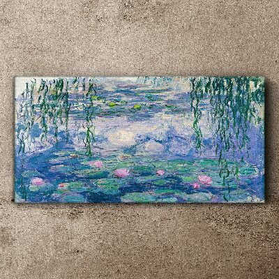Water lilies Monet Canvas Wall art
