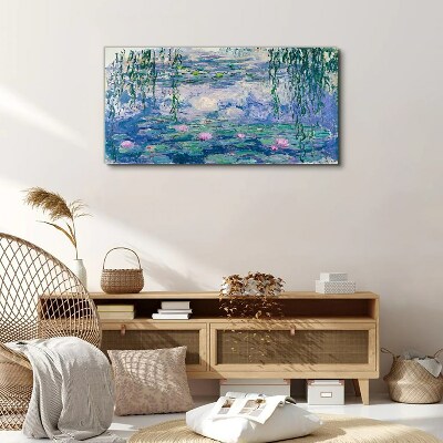 Water lilies Monet Canvas Wall art