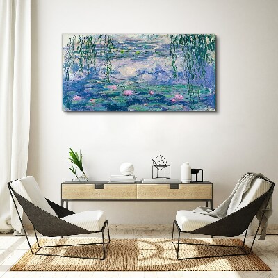 Water lilies Monet Canvas Wall art