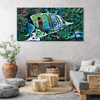 Colorful fish world Canvas print