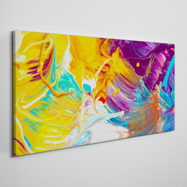 Dynamic explosion of colors Canvas print