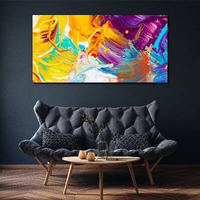Multi-color abstraction Canvas print