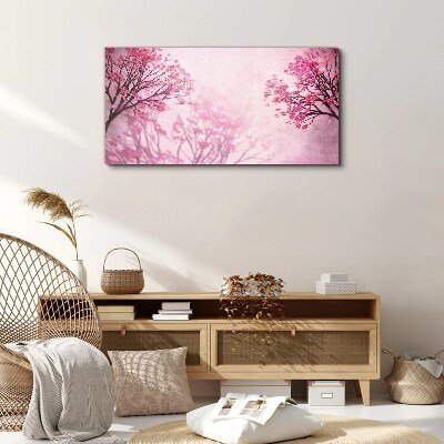 Abstract tree blossoms Canvas print
