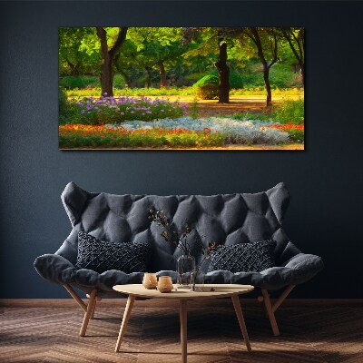 Forest flowers Canvas print