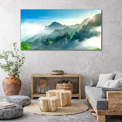 Top of the tree sky Canvas print