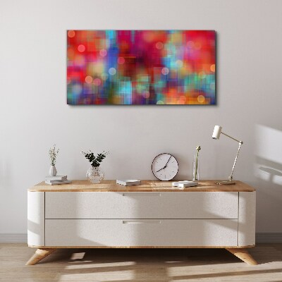Colorful commotion Canvas print