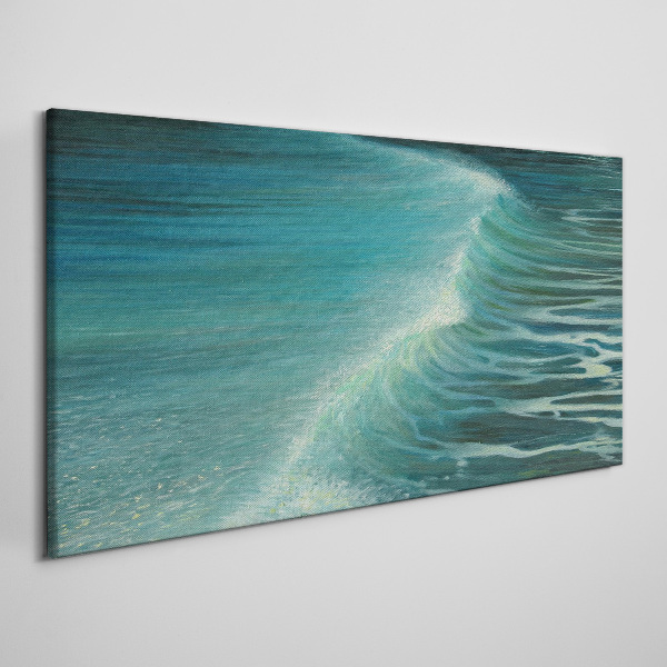 Calm ocean waves Canvas print