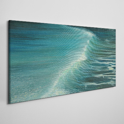 Calm ocean waves Canvas print