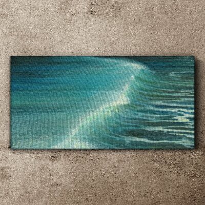 Calm ocean waves Canvas print