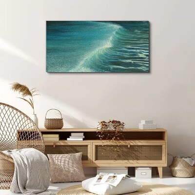 Calm ocean waves Canvas print