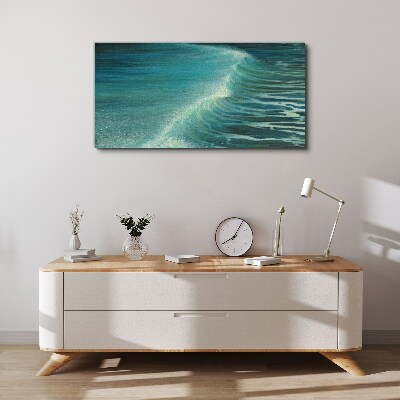 Calm ocean waves Canvas print