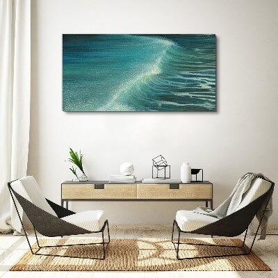 Calm ocean waves Canvas print