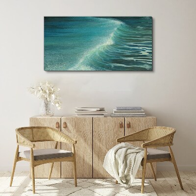 Calm ocean waves Canvas print