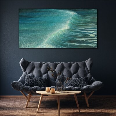 Calm ocean waves Canvas print