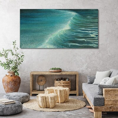 Calm ocean waves Canvas print