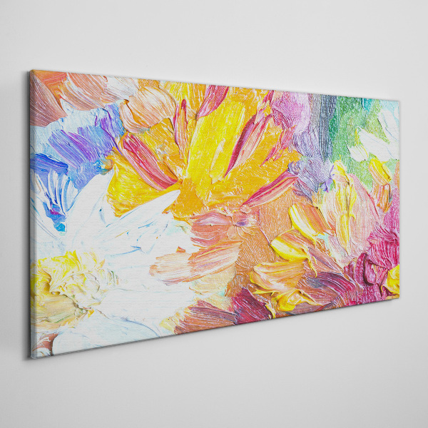 Colorful bouquet of flowers Canvas print
