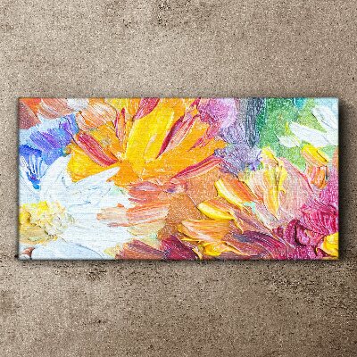 Abstract flowers Canvas print