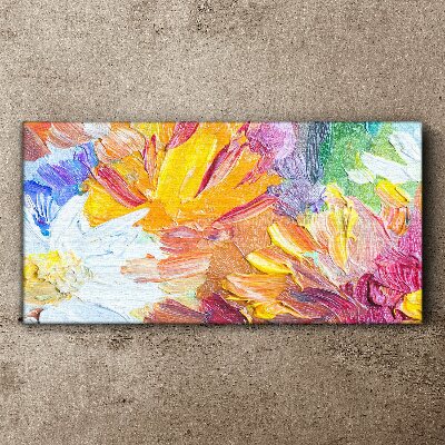 Colorful bouquet of flowers Canvas print