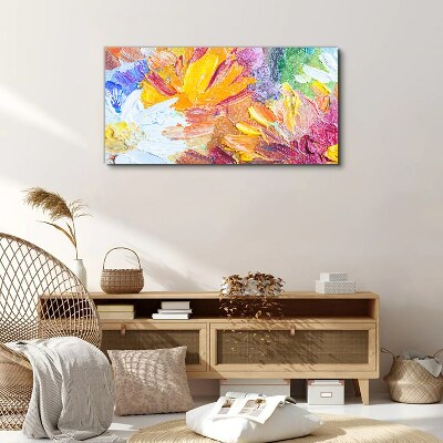 Colorful bouquet of flowers Canvas print