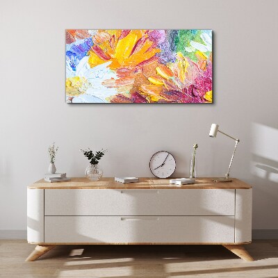Colorful bouquet of flowers Canvas print