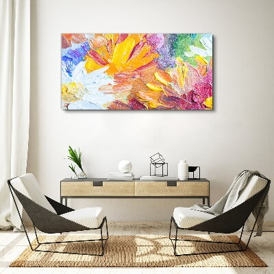 Abstract flowers Canvas print