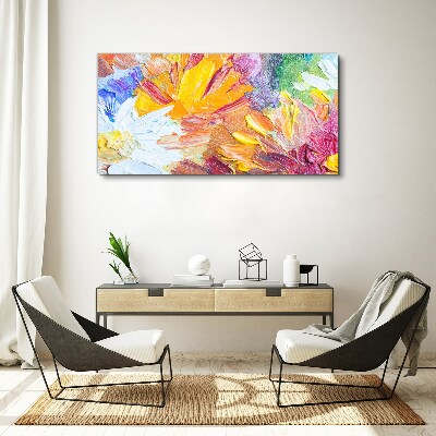 Colorful bouquet of flowers Canvas print