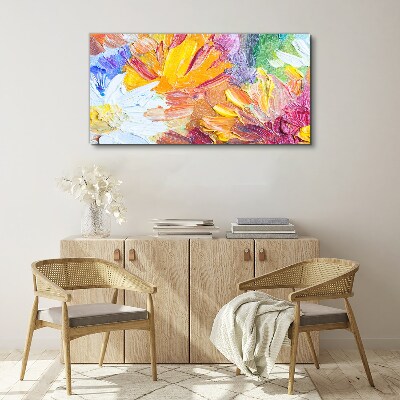 Colorful bouquet of flowers Canvas print