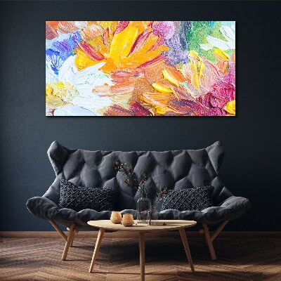Colorful bouquet of flowers Canvas print