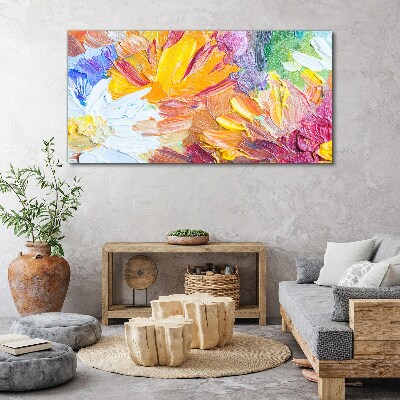 Colorful bouquet of flowers Canvas print